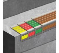 Nez De Marche Escalier Antidérapant Autocollant Lumineux, Profilé En Vinyle Avec Bande Fluorescente, Seuil Porte Adhésif Étanche Pour Parquet Et Stratifié, Sécurité Marches La Nuit