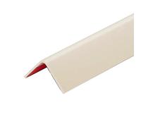 Nez de Marche Escalier Nez de Marche Couleur Crème avec Support Adhésif, Marches D'escalier PVC/Protection D'angle Mur Fenêtre, Bordure Sol Marches Bois Carrelage, Moderne(Beige A)