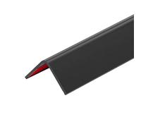 Nez de Marche Escalier Nez de Marche Couleur Crème avec Support Adhésif, Marches D'escalier PVC/Protection D'angle Mur Fenêtre, Bordure Sol Marches Bois Carrelage, Moderne(Black)