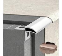 Nez de Marche Grille Anti-goutte Extra Longue à Peindre pour Toiture, Bloc Anti-retour d'eau de Pluie Découpable pour Fenêtre, Déflecteur de Pluie Pour Auvents(W25mm(1"),L280cm(110 1/4"))