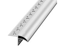 Nez de Marche Lignes de Goutte en Bec d’Aigle en Métal, Moulure de Goutte de Nez de Murs Extérieurs, Gouttières de Pluie pour Décor et Protection de Bord(W25mm(1"),L220cm(86 5/8"))