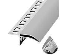 Nez de Marche Lignes de Goutte en Bec d’Aigle en Métal, Moulure de Goutte de Nez de Murs Extérieurs, Gouttières de Pluie pour Décor et Protection de Bord(W65mm(2 1/2"),L260cm(102 3/8"))