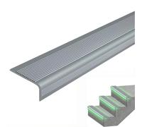 Nez de Marche Phosphorescent PVC - Profilé Escalier Antidérapant Lumineux - Bande Adhésive L-Forme pour Bois, Carrelage, Béton(1000cm/32.8ft)