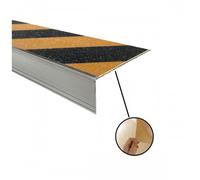 Nez de marche Photolum extra large 3m x 100mm jaune et noir - à visser WATTELEZ