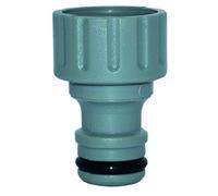 Nez de robinet automatique plastique femelle 20x27, Gris | Boutté