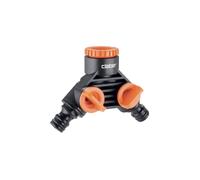 Claber - 91071-2 raccords Trois Voies 12,7 mm