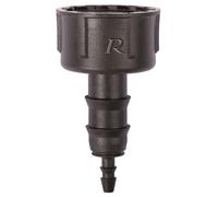 Nez de robinet fil. 3/4" F sorties cannelées 16 mm et 6 mm - PRA/MIB.0077 - Ribiland