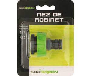 Nez de robinet rapide 3/4' et 1/2' SODIGREEN - 18450