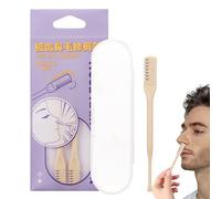 Nez des cheveux : outil de préparation à double fonction, dispositif de coupe manuelle | Remuer le nez avec étui de rangement compact, coupe-nez en acier inoxydable avec utilisation en forme de