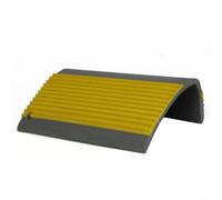 Nez d'escalier d'intérieur en PVC de 100 cm avec caoutchouc antidérapant pour protection des bords d'escalier, protège contre l'usure et améliore la sécurité (jaune)