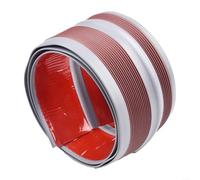 Nez d'escalier en PVC de 100 cm avec angle en caoutchouc antidérapant pour des bords de marche sûrs, protège les escaliers intérieurs de l'usure et fournit de la stabilité (marron)