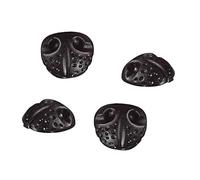 Nez en Plastique pour Peluches, 20 Pièces, 18 mm, Noir, Truffe d'Animal pour Doudous Artisanaux