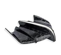 Nez Roue Avant sous Le Spoiler Ailes De Carénage De Becquet Latéral De Moto pour 899 959 1198 1198S 1199 1299 pour Panigale V4 V4S V4R V2 pour Supersport S(Black-b)