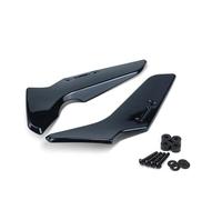 Nez Roue Avant sous Le Spoiler Déflecteur De Vent Latéral De Pare-Brise Moto Becquet Anti-Mouches pour Mt-125 Mt-15 MT125 MT15 MT 125 15 2020 - 2023(Noir)