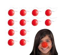 Nez Rouge LED, Nez Rouge De Clown | Nez De Clown De Éclairé 12PCS - Nez De Clown De Éclairé Élastique, Accessoires De Déguisement De Clown, Décor De Nez Rouge Pour Les Fêtes De Noël Et D