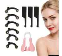 Nez Shaper,Nez vers Le Haut Shaper de Nez Invisible,Pince de Nez,Pince-Nez en Siliconen,Clip de Levage de Nez,Nez Up Lifting Shaping Shaper,Nose Shaper Redresser Beauty Kit,3D Nez Shaper (set)