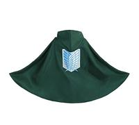 nezababy Anime Cosplay Harnais Manteau Enquête Corps Ceinture Cuir Costume Cape Recon Hookshot PU Sangles Accessoires Halloween, Aot Cape, M