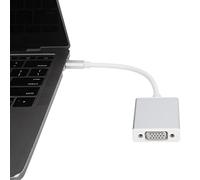 NEZE Câble Adaptateur Type-C vers VGA, Adaptateur Type-C vers VGA Plug and Play Taux de Transfert de données jusqu'à 10 Gbit/s Durable et fiable pour Ordinateur pour 950XL