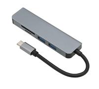 NEZE Hub USB Type C, Plug and Play 5 en 1 5Gbps Haute Vitesse Hub USB C 3.0 Multiport Ultra Slim pour PC Portable pour Imprimante