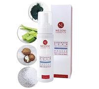 Nezeni Mousse nettoyante démaquillante pour tous types de peau et peaux sensibles 200 ml | 14 ingrédients actifs | Végétalien | FAIBLE EN CONSERVATEURS