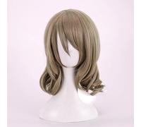 NEZIH Anime Coser Wig LoveLive!Sunshine!! Watanabe You Perruques De Cosplay, Perruque De Lin, Convient pour La Fête d'halloween,Les Accessoires De Décoration pour Dames