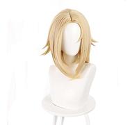 NEZIH Anime Coser Wig Perruques Shaman King Kyoyama Anna Cosplay avec Perruques De Perruque Gratuite(Couleur: YOH Asakura) Accessoires De Décoration, Cadeau De Fan D'anime
