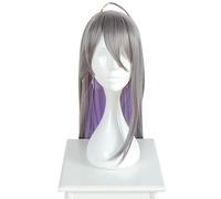 NEZIH Anime Perruque pour Hypnosis Mic Division Rap Battle Jakurai Jinguji Cosplay Perruque,Purple Grey Perruque, Halloween Perruque,pour Fête Carnaval Noël, avec Bonnet De Perruque