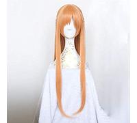 NEZIH Anime Sword Art Online Cosplay Perruques Asuna Yuuki Cosplay Perruque Résistante À La Chaleur Perruque Synthétique Hair Halloween Party Femmes Cosplay Perruque, Accessoires De Décoration