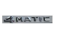 NEZIH Autocollant de décalcomanie d'insigne de Lettres arrière de Coffre de Voiture en Plastique ABS chromé Compatible avec Mercedes-Benz AMG 4MATIC Autocollant de Logo d’emblème