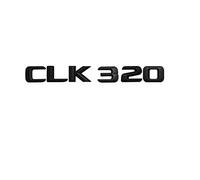 NEZIH Autocollant Noir Mat «CLK 320» for Coffre de Voiture, Lettres arrière, Badge de Mot, emblème, adapté à Mercedes Benz CLK Classe CLK320 Autocollant de Logo d’emblème
