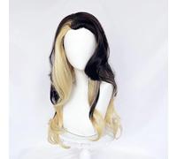 NEZIH Cosplay Wig Coven Ahri Cosplay Perruque Cosplay Ahri Perruque Longue Ondulée Violet Mixte Marron Perruque Résistant À La Chaleur Cheveux Synthétiques, avec Bonnet De Perruque