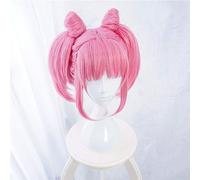 NEZIH Cosplay Wig Nouveau Marin Lune Chibi Lune Cosplay Perruques Rose Femmes Perruques Résistant À La Chaleur Cheveux Synthétiques Perucas Cosplay Perruque + Bonnet De Perruque