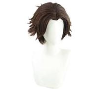 NEZIH Cosplay Wig Perruque Anime Arcane Cosplay Viktor Perruque, Perruque Brune Courte, Perruque Costume Halloween, for Halloween, Fête Costumée, Spectacle Anime, Événement Cosplay, Concerts