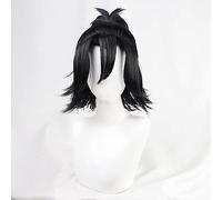 NEZIH Cosplay Wig Perruque Cosplay Anime, Perruque OVA Hori-San to MIYAMURA-Kun, Perruque Miyamura Izumi, Perruque Courte Synthétique Noire, avec Bonnet De Perruque Gratuit, for Halloween