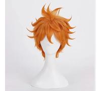 NEZIH Haikyuu!! Shoyo Hinata Perruque Cosplay, Cheveux Courts Bouclés Moelleux Orange, Un Filet À Cheveux Gratuit, Convient pour Halloween, Fête, Carnaval, Vie Nocturne, Cadeau Animé