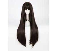 NEZIH Perruque Cosplay Anime, Kurosawa Dia LoveLive!Sunshine!! Perruque, Black Long Straight Perruque,avec Filet De Cheveux Gratuit,pour Fête Carnaval Halloween, Cadeau De Fan D'anime