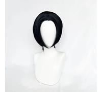 NEZIH Perruque Cosplay Anime, Tokyo Revengers Manjiro Sano Mikey Perruque, Les Cheveux Cours Et Noirs, avec Filet De Cheveux Gratuit, pour Fête Carnaval Halloween Perruques, Cadeau Animé