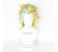 NEZIH Perruque Cosplay Anime, Tokyo Revengers Rindou Haitani Perruque, Perruque Blonde Dégradée Bleue, avec Filet De Cheveux Gratuit, pour Fête Carnaval Halloween Perruques, Cadeau Animé