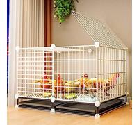 NEZIH Stylo Au Poulet, Poulaillers Pour 2/3/4/5/6/7/8/9/10 Poulets, Canard Coopérative, Avec Verrouillage de Porte D'Animaux/75 * 49 * 49Cm