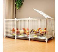 NEZIH Stylo Au Poulet, Poulaillers Pour 2/3/4/5/6/7/8/9/10 Poulets, Canard Coopérative, Avec Verrouillage de Porte D'Animaux/111 * 39 * 41Cm