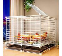 NEZIH Stylo Au Poulet, Poulaillers Pour 2/3/4/5/6/7/8/9/10 Poulets, Canard Coopérative, Avec Verrouillage de Porte D'Animaux/75 * 75 * 48Cm