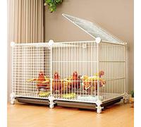 NEZIH Stylo Au Poulet, Poulaillers Pour 2/3/4/5/6/7/8/9/10 Poulets, Canard Coopérative, Avec Verrouillage de Porte D'Animaux/75 * 39 * 41Cm