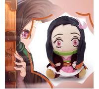 Nezuko Peluche Démon Figure Anime Slayer Dessin Animé Doux Peluche Animal Peluches Poupée Douce Décoration Maison Orei Cadeaux A369