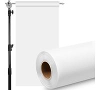 Nezyo 1 rouleau de film diffuseur de lumière 61 x 1500,6 cm - Blanc - Pour flash LED, lumière stroboscopique - Photographie et vidéo