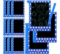 Nezyo Lot de 12 mini tablettes d'écriture LCD pour enfants de 11,2 cm, effaçables, réutilisables, pour décoration de fête de baseball, fournitures d'anniversaire
