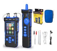 NF-8508 Testeur de câbles réseau avec testeur de puissance optique VFL, PoE, mesure de longueur RJ11/RJ45/CAT5/CAT6, traceur, testeur de fibre optique et outil