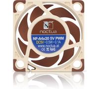Nf-A4X20 5V Pwm Ventilateur De Boîtier Pour Pc Marron (Lxhxp) 40X40X20 Mm