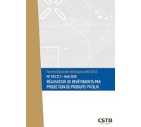 NF DTU 27.2 Réalisation de revêtements par projection de produits pâteux: Edition de décembre 2025