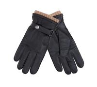 NF NITZSCHE fashion - Gants en cuir pour homme - Fonction tactile smartphone - 100% cuir nappa de mouton avec doublure 100% laine - Noir et marron - Gants d'hiver chauds et de qualité supérieure
