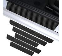 NFAHBAQA 5 Pièces Protection Seuil de Porte de Voiture pour Dacia Duster III 2024, Plaque de Seuil Protecteurs Anti-Rayures Autocollant Accessoires